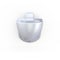 Toto TORNADO FLUSH Commercial Flushometer Wall-Mounted Toilet, Elongated Cotton White CT728CUV#01 - alternate 6
